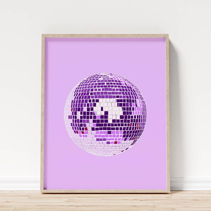 HoldThatPunch - Wholesale Art Print - Disco Ball Art Prints - 7 Color Options4