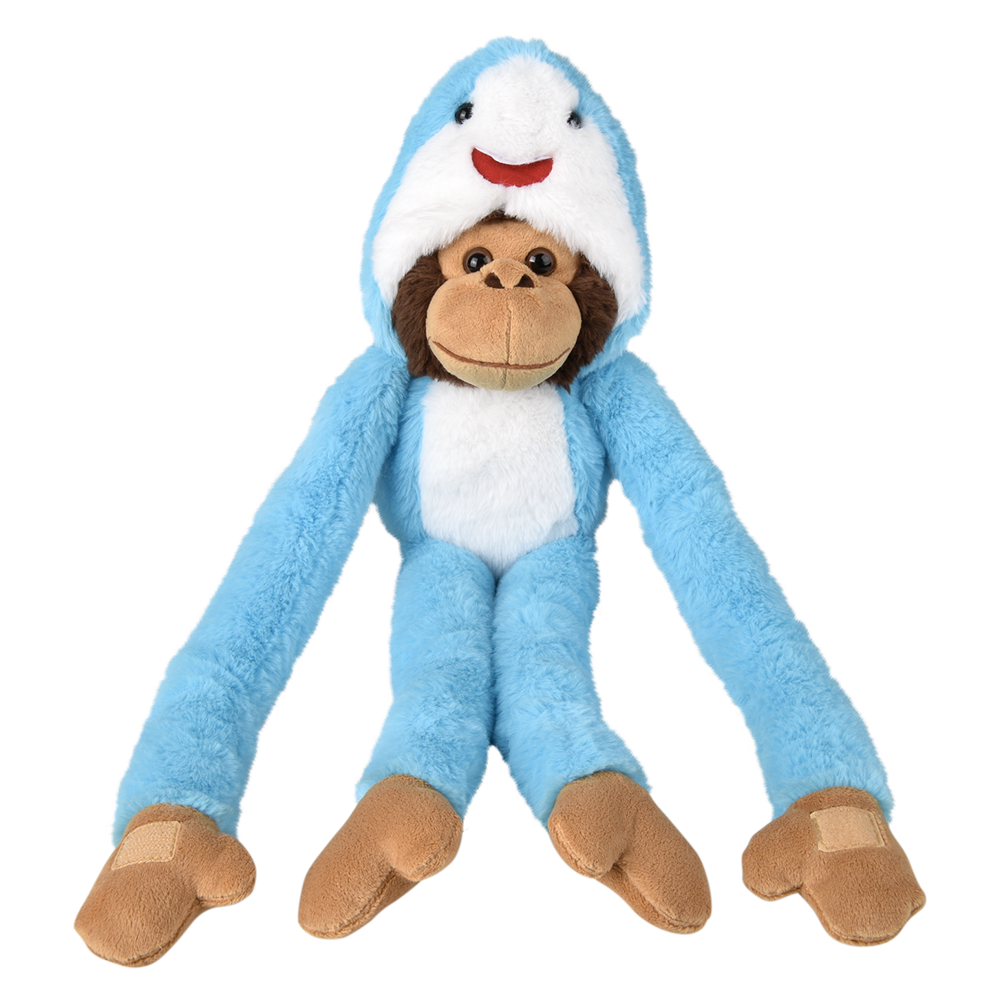 The Toy Network - Wholesale Stuffed/Plush Toy - Kids & Baby - (T) 27.5" DRESSED SHARK HANGING MONKEY2