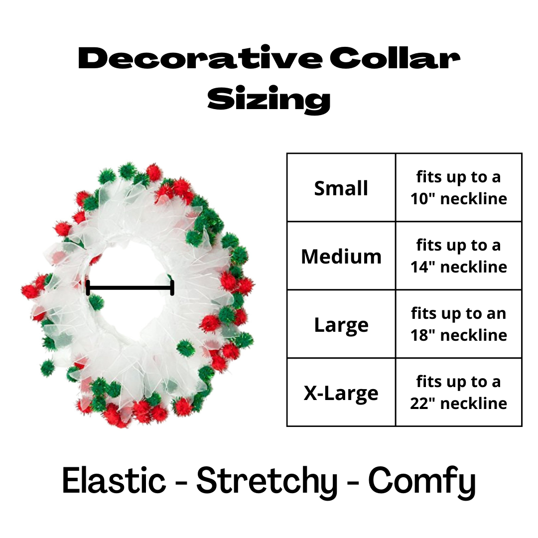 Midlee Designs – wholesale Pet collar – Dog – Midlee Christmas Pom Pom Decorative Dog Collar2