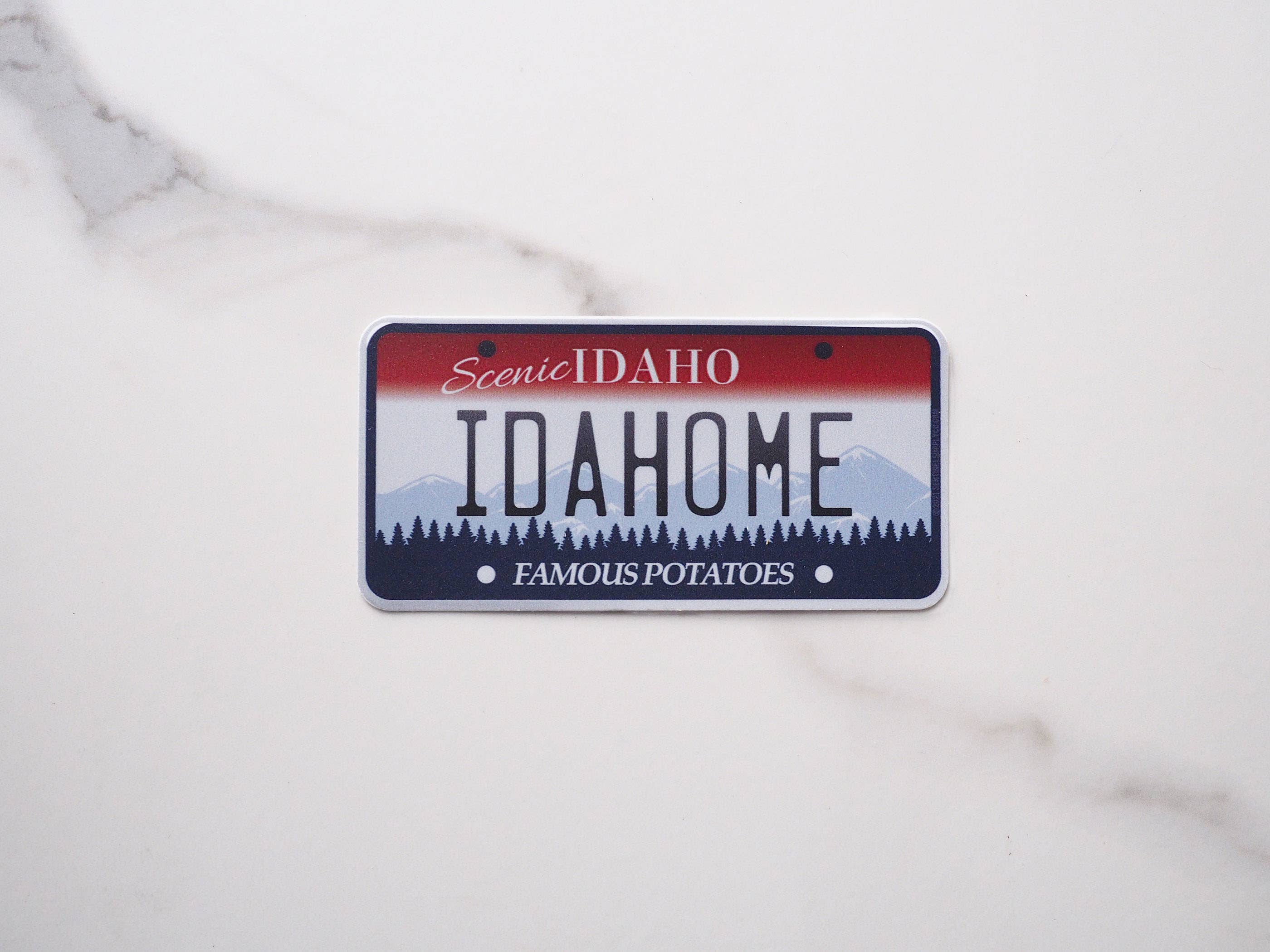 Sentinel Supply - Wholesale Sticker - Idahome Sticker - Idaho License Plate Decal1