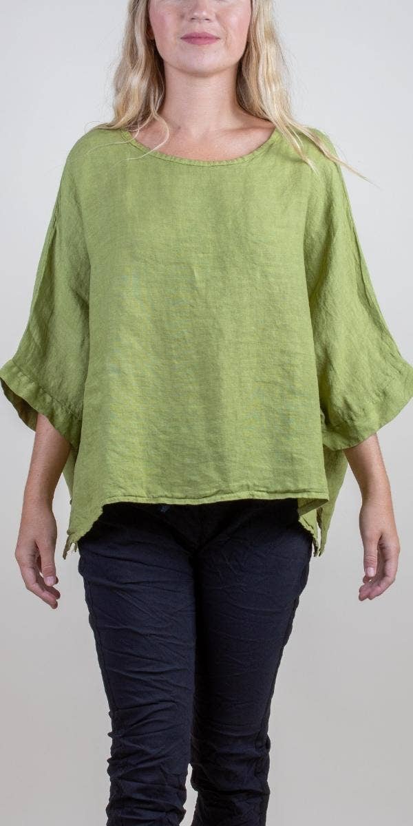 Gigi Moda - Wholesale Blouse - Women's - Linen Kaftan Blouse30