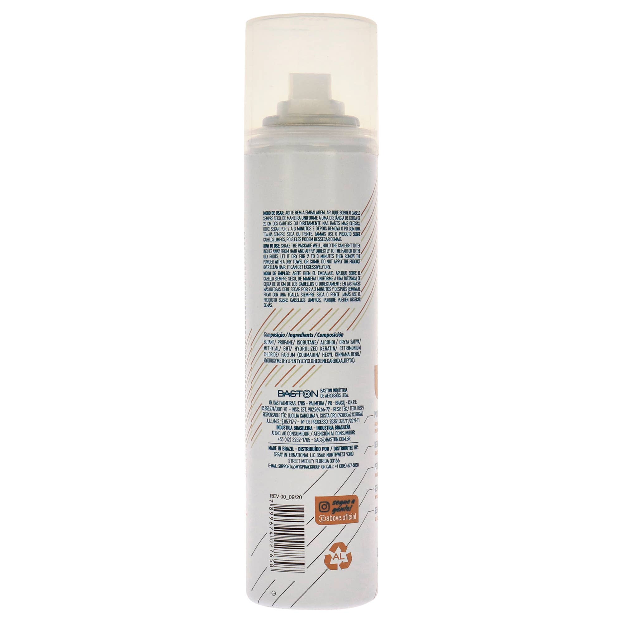 Style Rule - Wholesale Dry Shampoo - Dry - Coconut by Above for Unisex - 3.17 oz Dry1