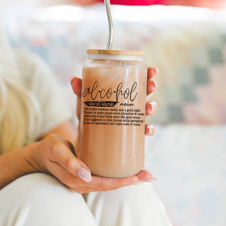 Gia Roma - Wholesale Coffee Mug - Valentines Glass Tumblers Heart Smiley, Galentines Gift Idea50