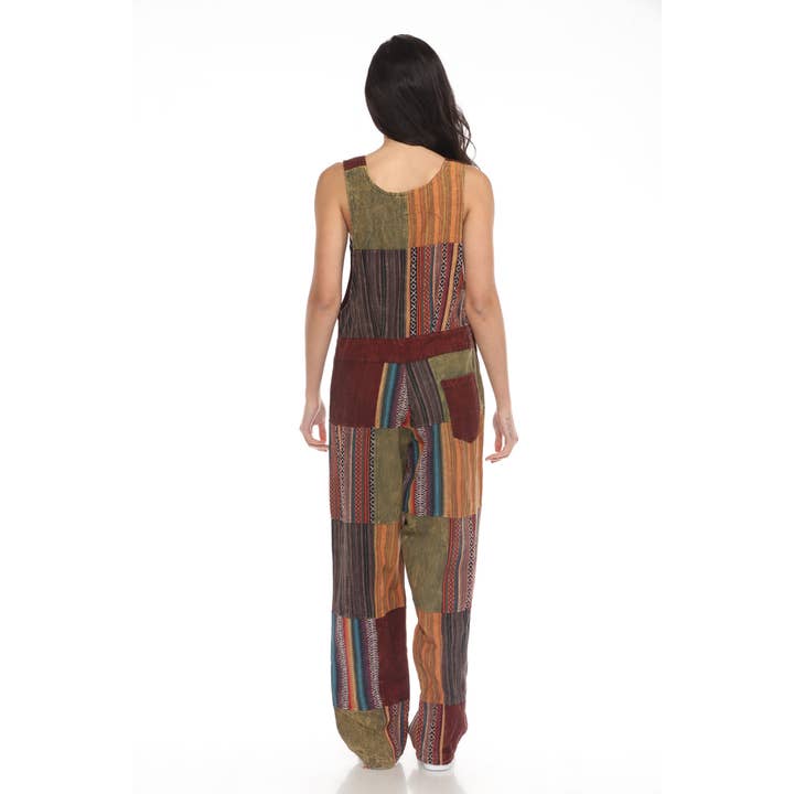 The Collection Royal / Royal Handicrafts – wholesale Overalls – Women's – Patchwork Cotton Boho Hippie Overall Jumper