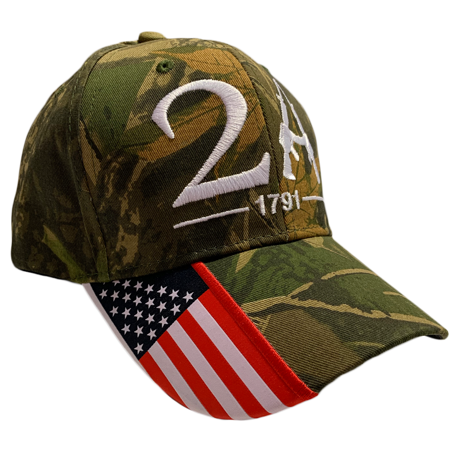 I Love My Freedom - Wholesale Baseball Cap - Unisex - Woodland Camo Second Amendment Hat - 28891
