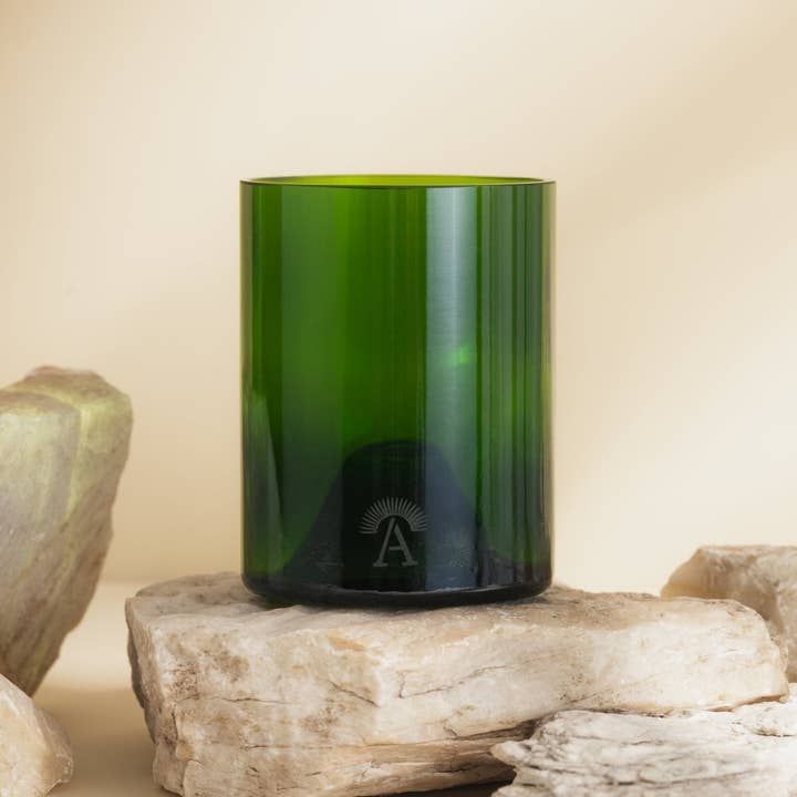 Amarzo – Engroshandel Drikkeglas/kop – Sæt med farvede eller sorte genbrugsglas i glas med blank overflade8