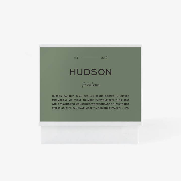 Hudson Candle® - Wholesale Jar/Filled Candle - Fir Balsam4