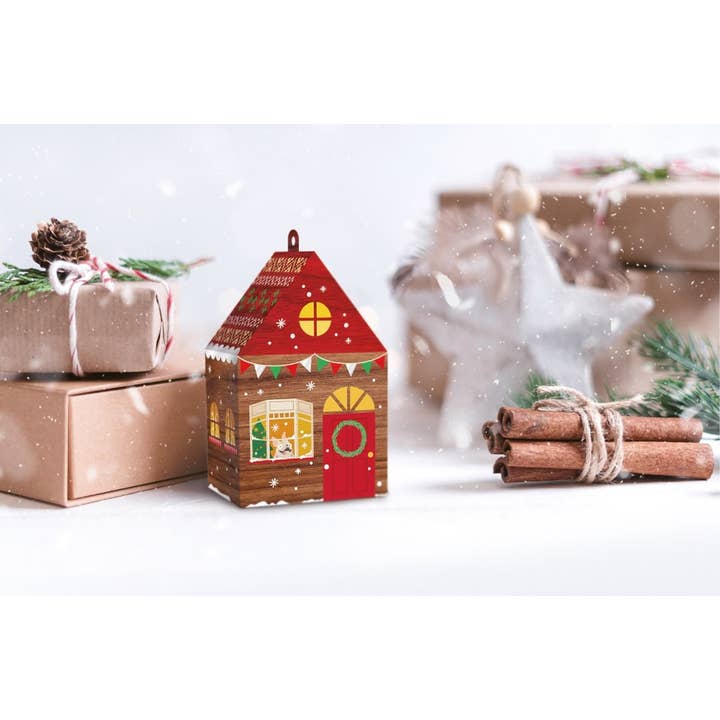 P'tit Clown - Wholesale Christmas Decoration - Christmas Village - Houses and Trees - Set of 121