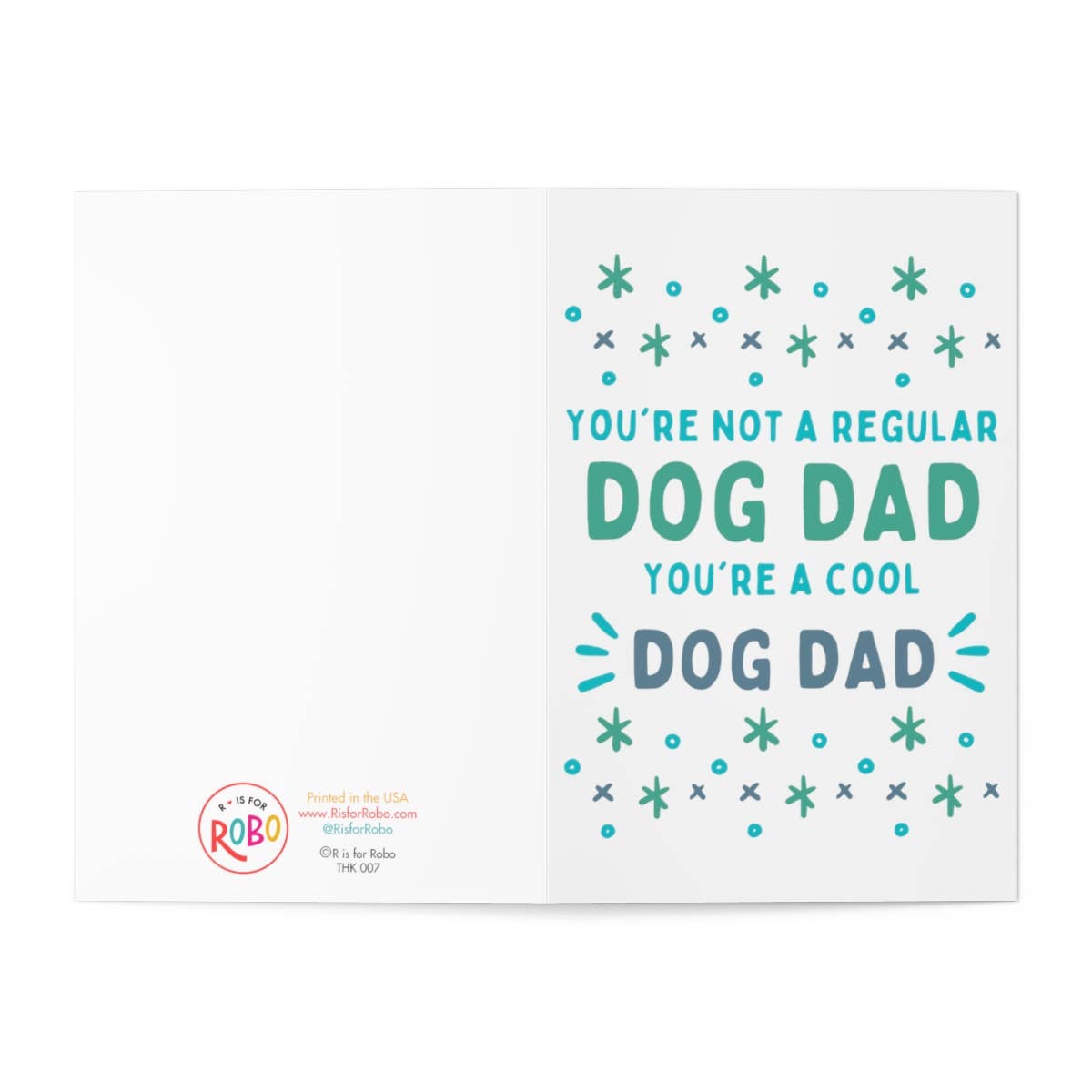 R is for Robo - Wholesale Father's Day Card - Fathers Day Card from the Dog Funny Dog Dad Gifts Pet Owners2