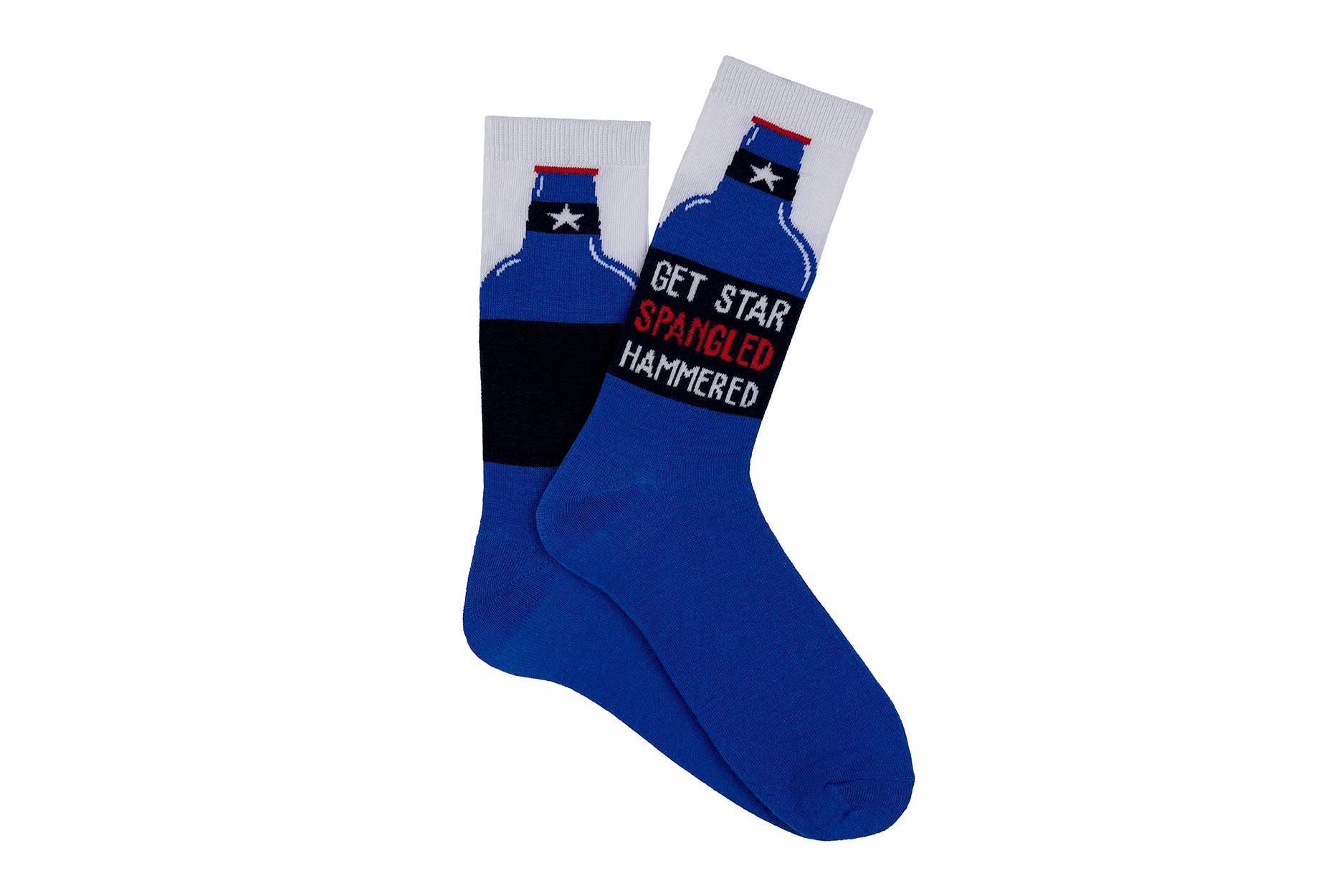 Everything Legwear - Wholesale Socks - Unisex - Everything Legwear Star Spangled Hammered Crew Sock0