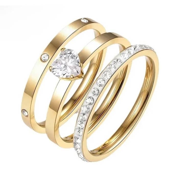 Dreifach-Set-Ring für den Großhandel von OliviaBlair Designs