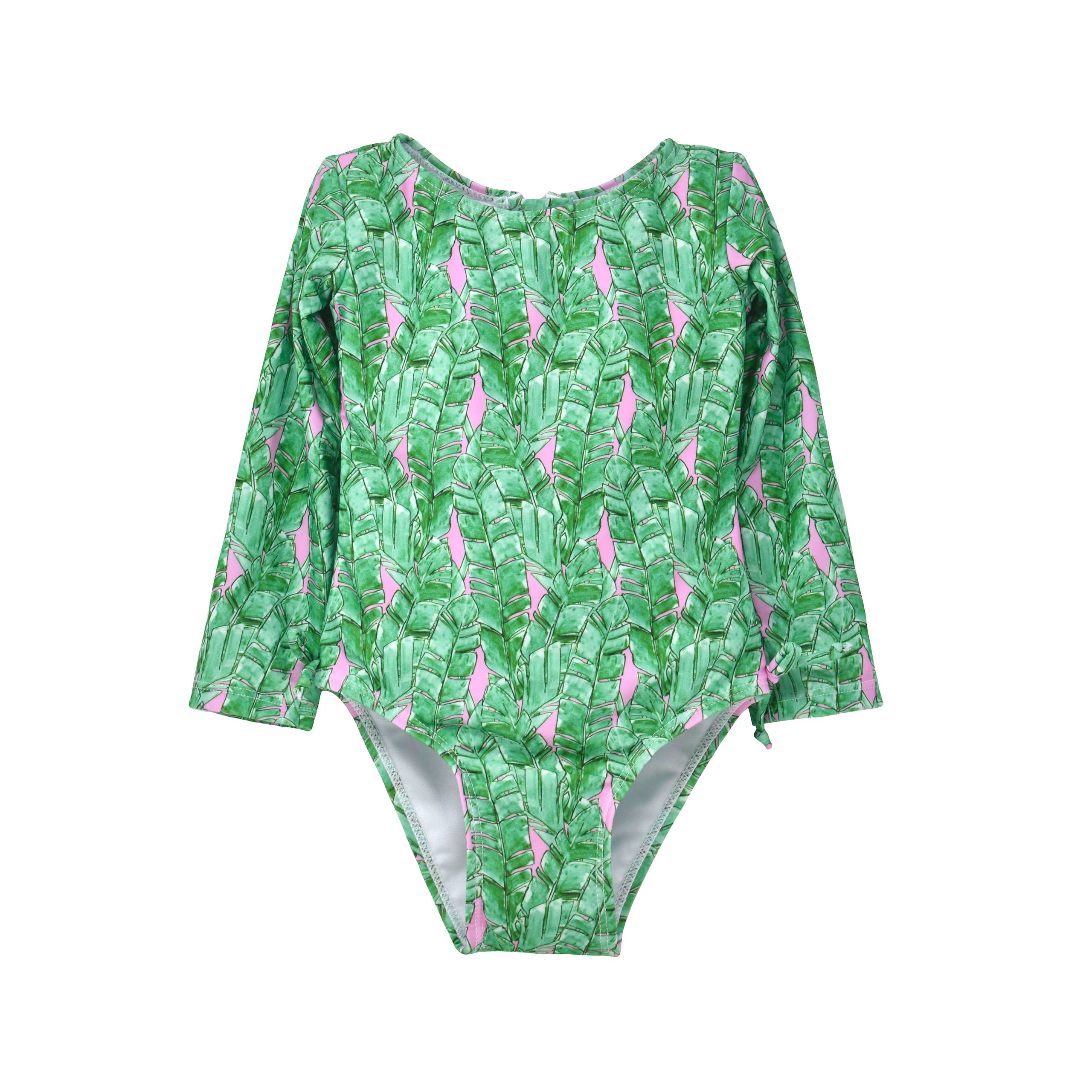 Flap Happy - Wholesale One Piece Swimsuit - Kids - Girls UPF50+ Charlie Long Sleeve Rash Guard Swimsuit (H)8