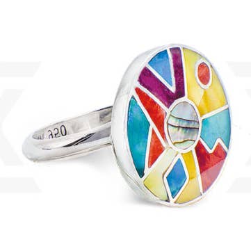 Bague Calendrier Multicolor for wholesale by ÍNTIKA Jewelry