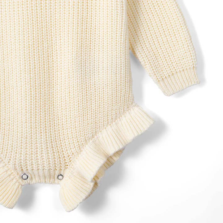 SwaddleAn - Wholesale Romper - Kids - 100% Cotton Ruffle Baby Girl Knit Romper 17