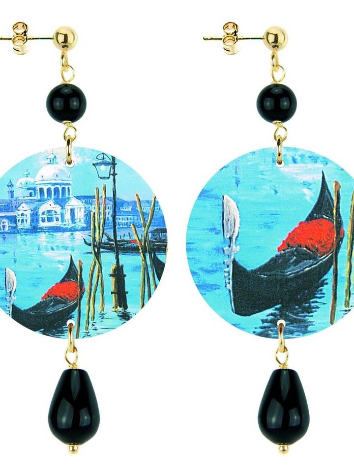 Women's Earrings The Circle Small Venice. Made in Italy for wholesale by Lebole Maison