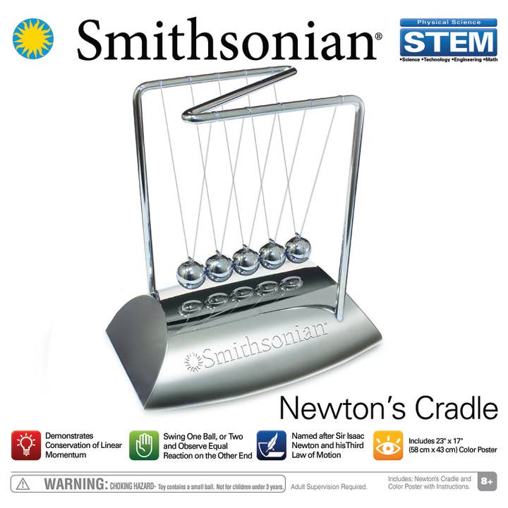 Toysmith - Wholesale Classic Toy - Kids - Smithsonian Newton's Cradle