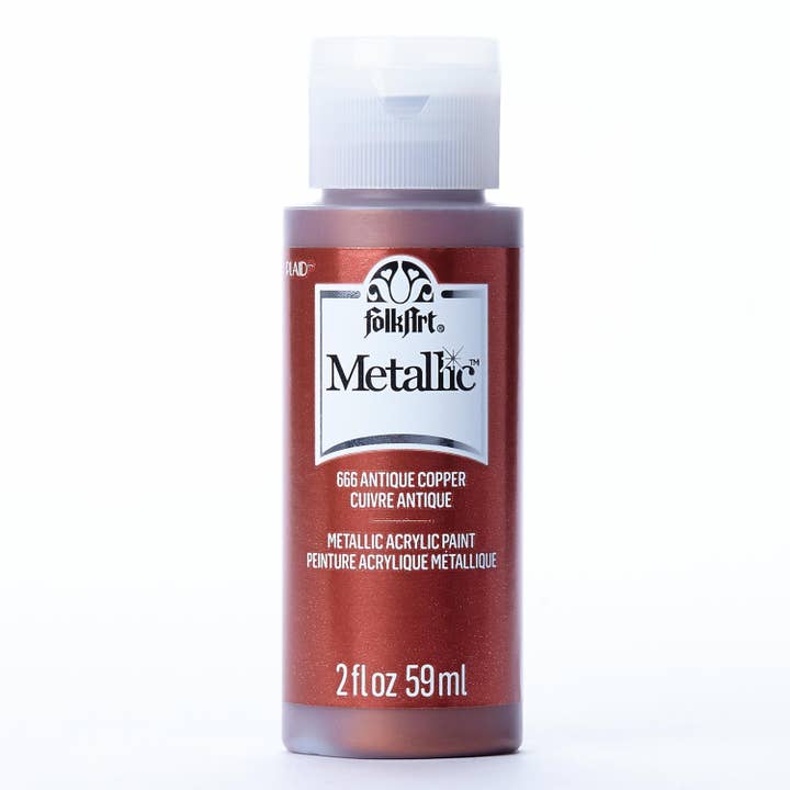 Plaid Crafts - Wholesale Acrylic Paint - FolkArt ® Metallic Acrylic Paint, 2 oz. 22