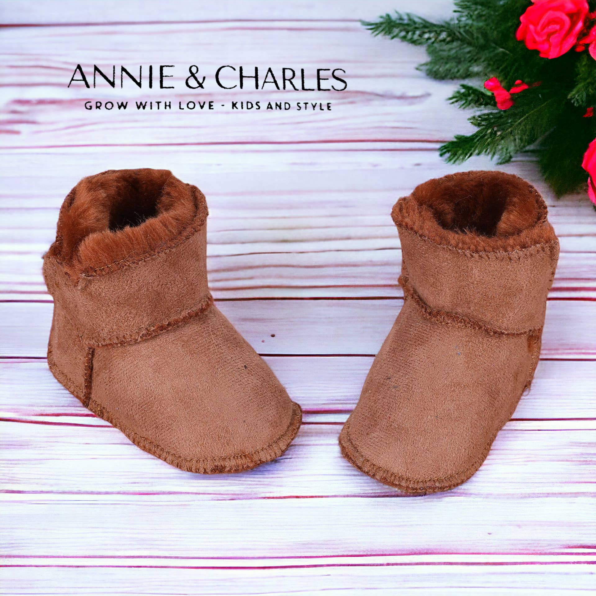 Annie & Charles - Vente Bottines – bébé - Chaussures bébé Annie & Charles® en cuir synthétique vegan5