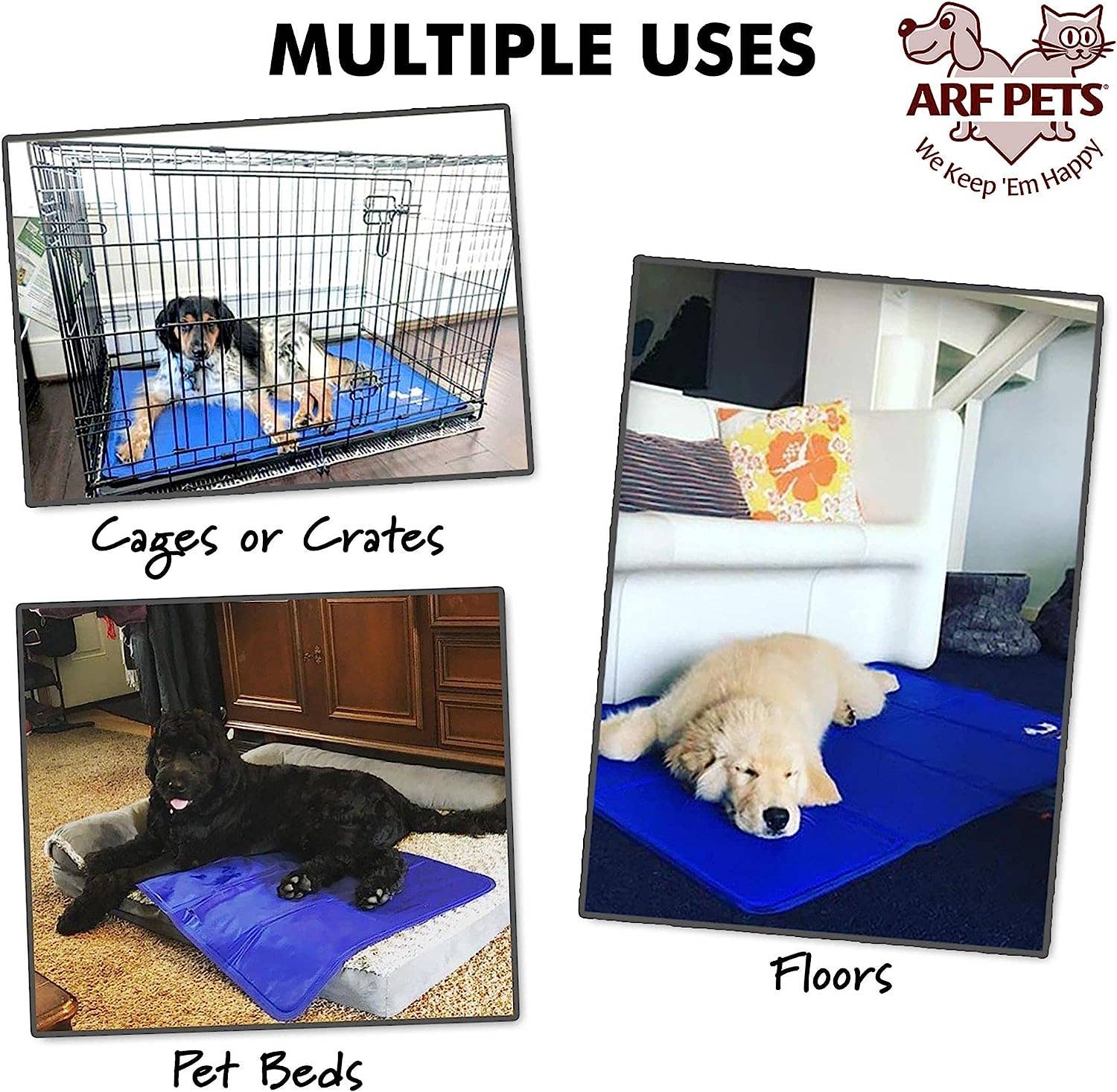 Arf Pets - Wholesale Pet Bed - Dog - Dog Cooling Mat, Small Animals, Mat Pad For Kennels & Beds1