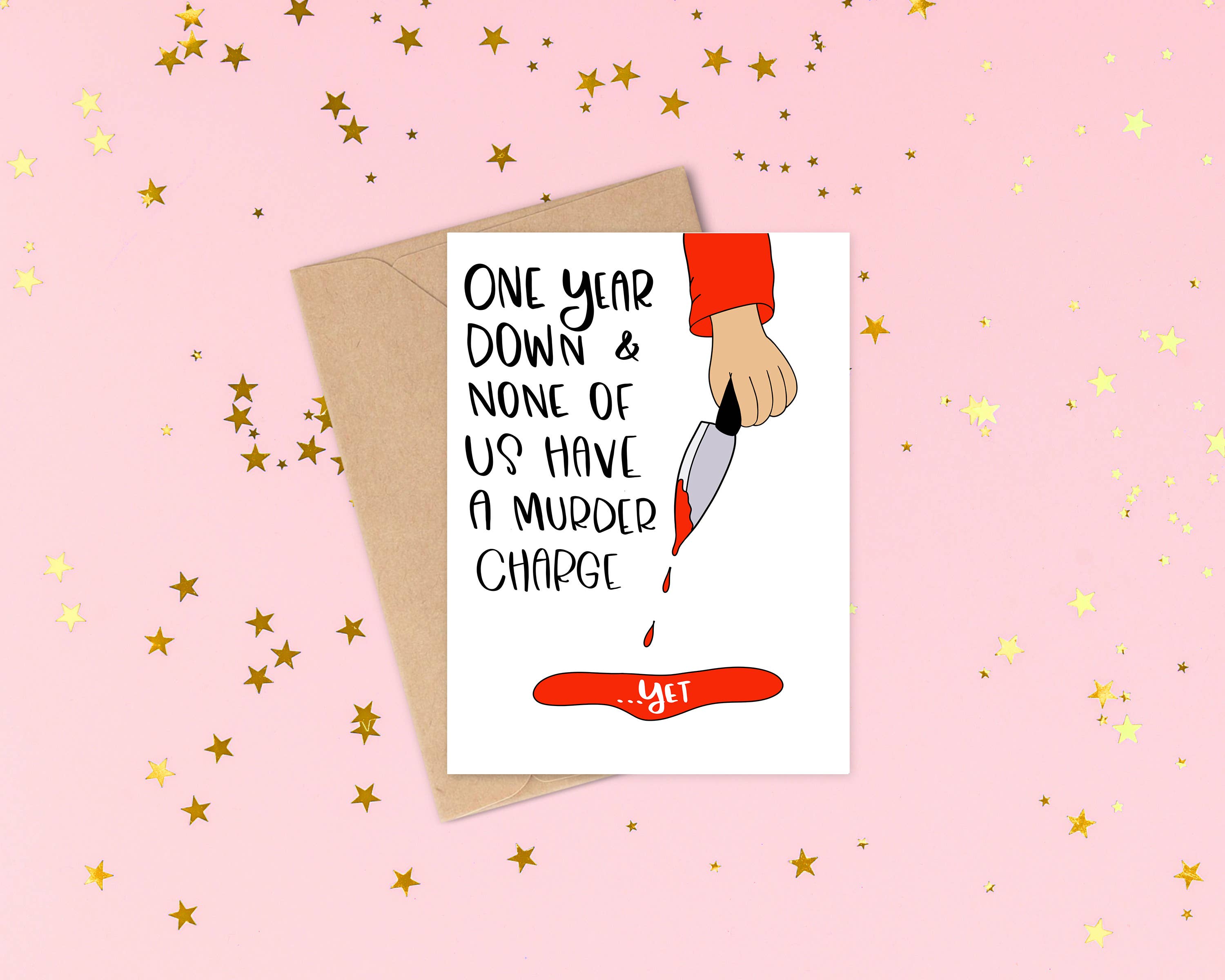 Siyo Boutique - Wholesale Love Card - No Murder Charge Love Card0