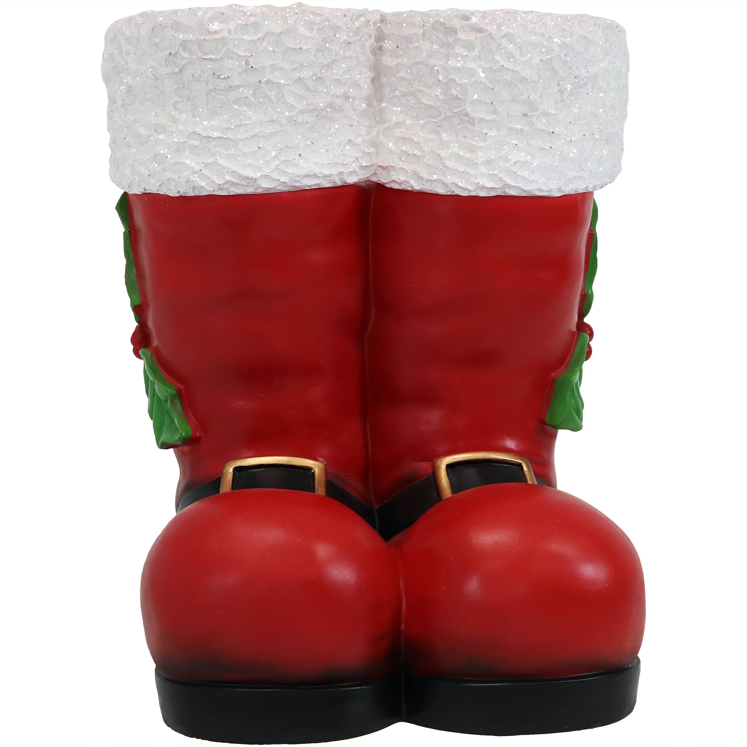 Sunnydaze Decor - Wholesale Christmas Decoration - Santa Boots Indoor Christmas Statue - 13 in7