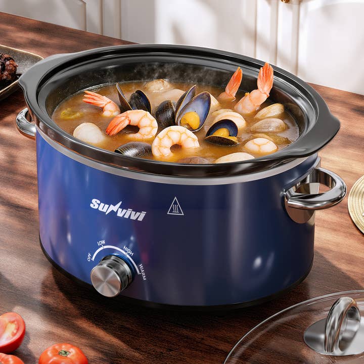 Heynemo - Wholesale Cooking Pot - 4 Quart Slow Cooker with 3 Heating Settings5