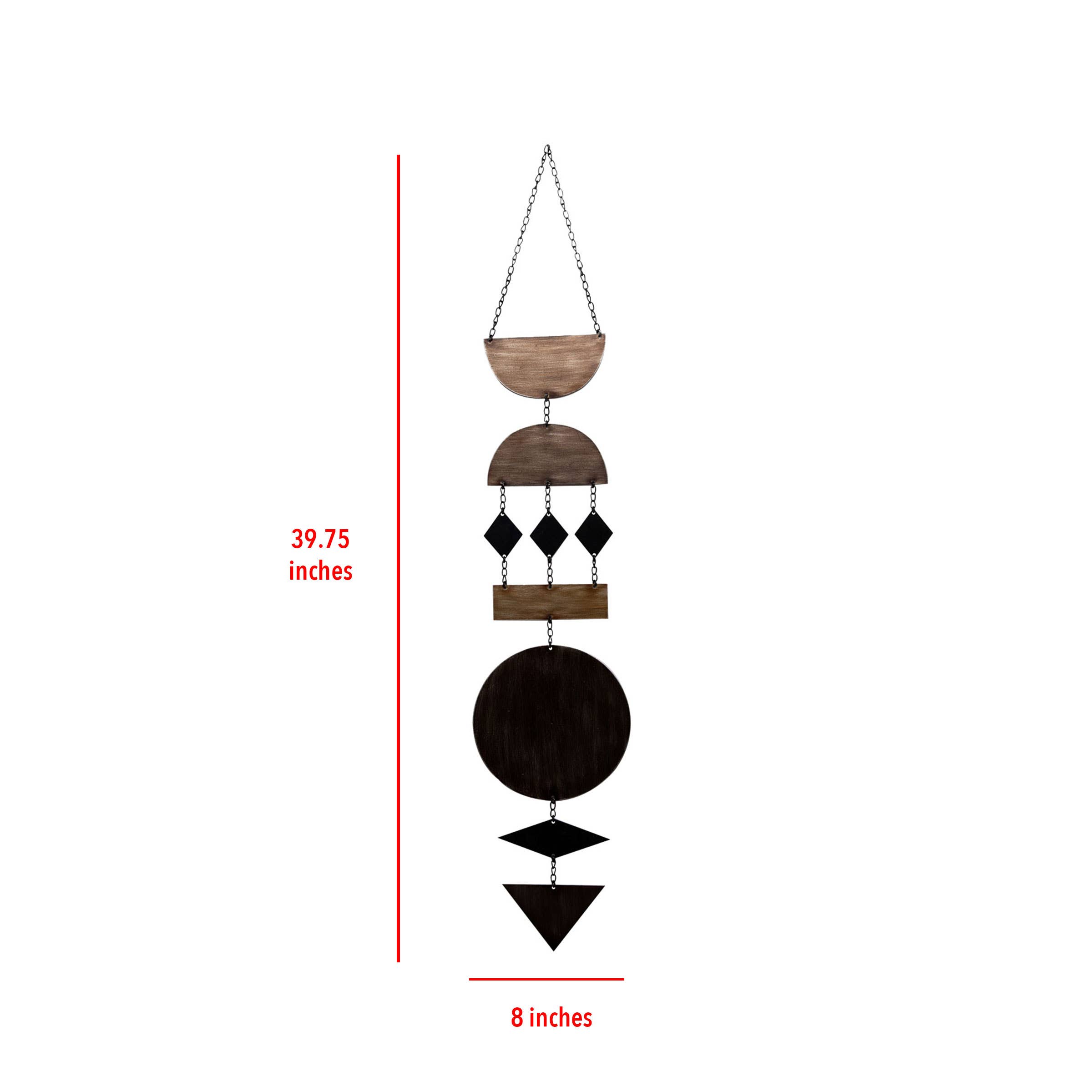 Foreside Home & Garden - Wholesale Wall Accent - Geometric Metal Hanging Wall Decor4