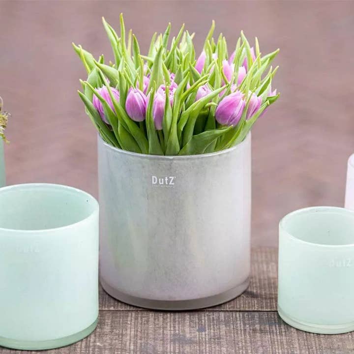 CYLINDER C1 Candleholder Votive - Mouthblown Glass by DutZ for wholesale by DutZ Collection @ Lowlands Design