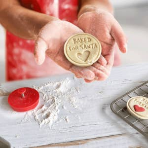 R&M International - Wholesale Cookie Cutter - Baked for Santa Pastry & Cookie Stamper Carded2