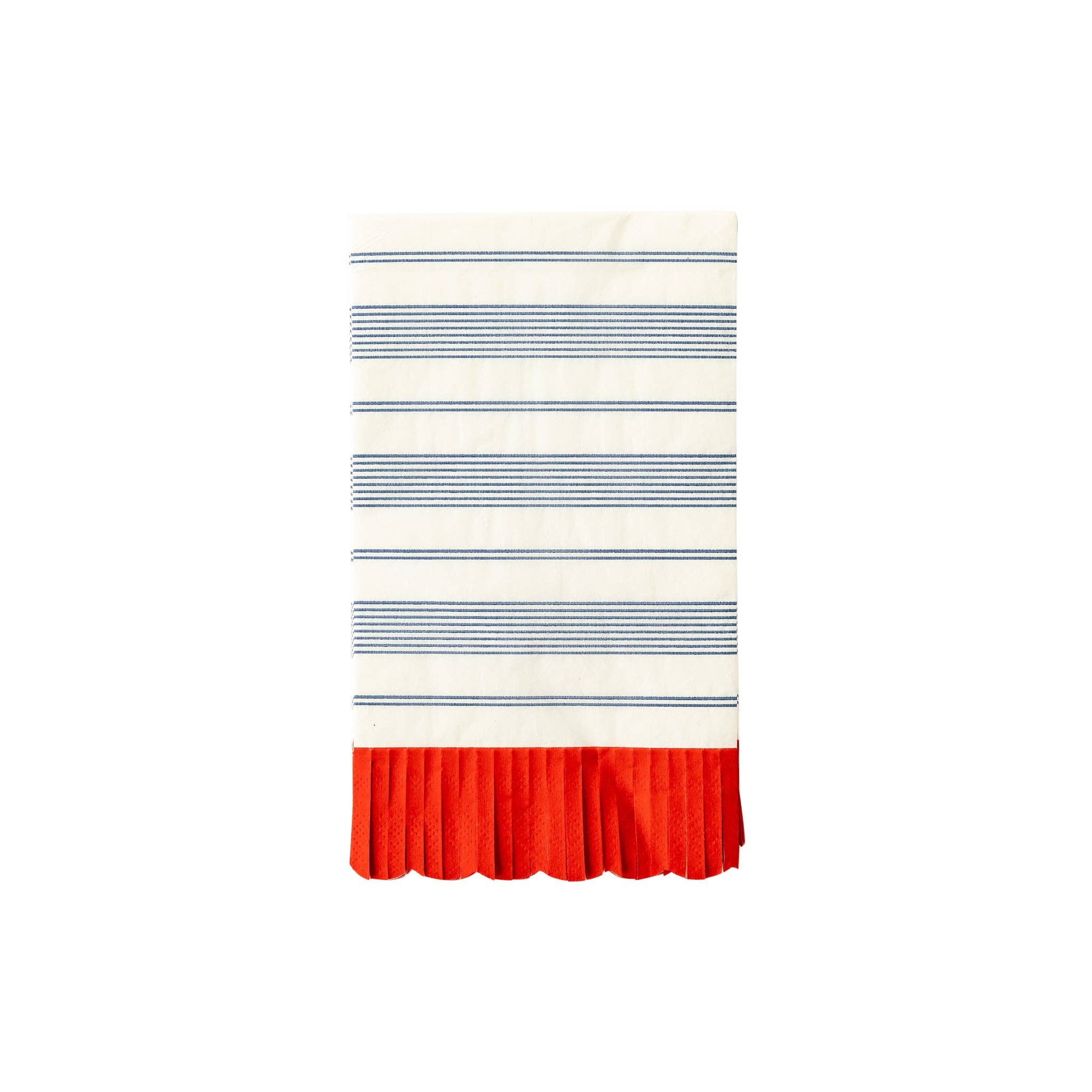 My Mind’s Eye - Wholesale Disposable Napkin - HAM935 - Striped Scallop Dinner Napkin2