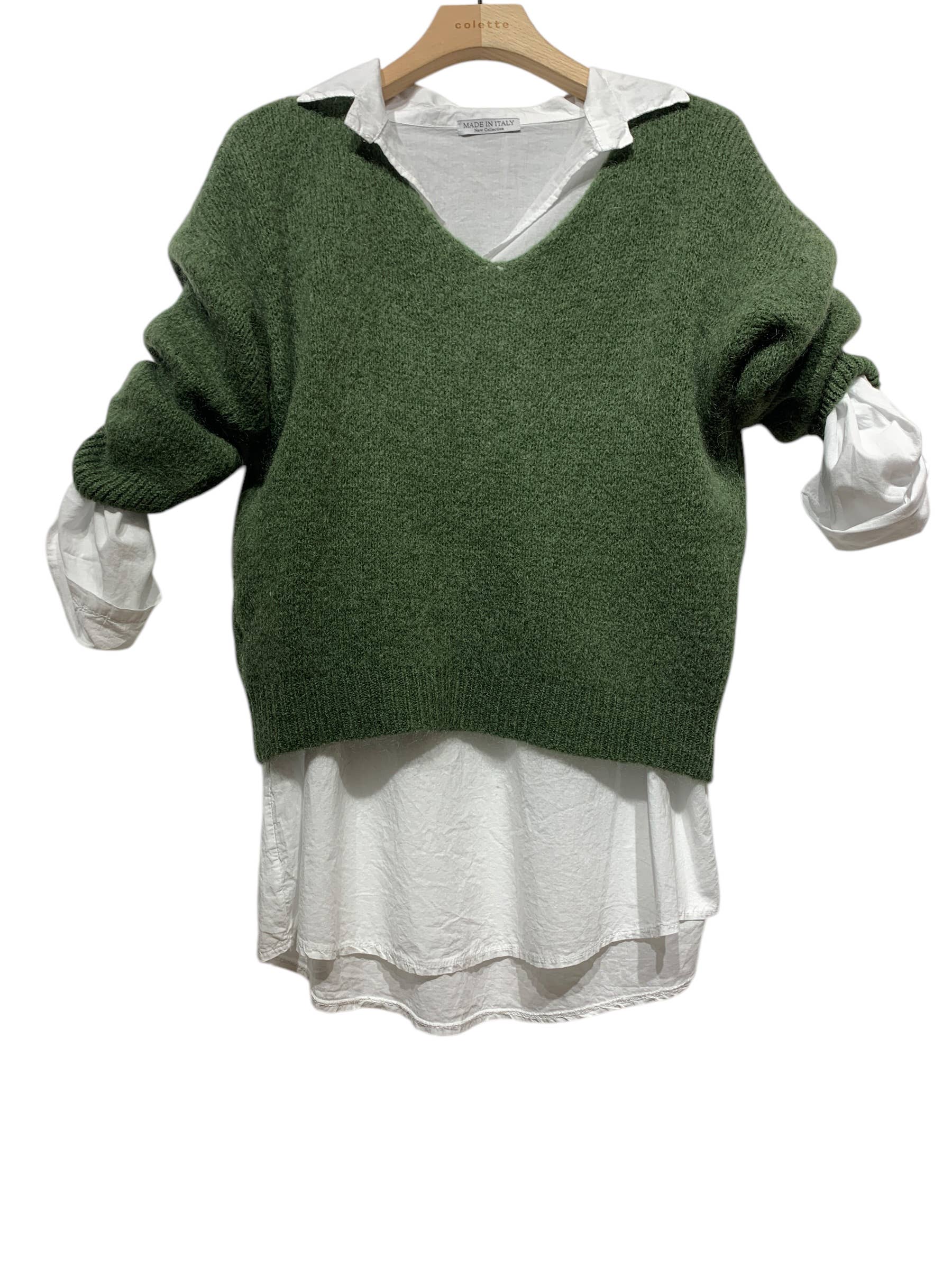 LINEN & COTTON HOUSE – Engroshandel Pullover - Dame – Pullover 6071SPRING SOMMER TØJ DOBBELTE DELE18