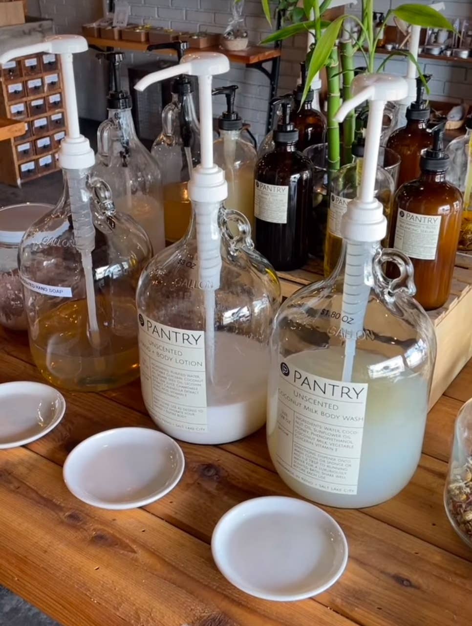 Pantry Products - Skin, Body, + Wellness - Wholesale Jug - Gallon Glass Jug - Empty, Bulk Refill3