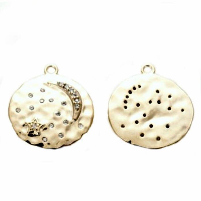 B.BéNI® Christian & Jewish Jewelry – Engroshandel Halskæde med vedhæng – Stjerner og månen vedhæng på trukket kabel Link halskæde2