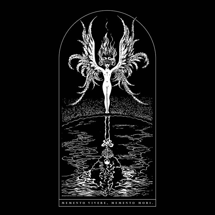 Propaganda Printing Company - Wholesale Screen Printed T-Shirt - Unisex - Alberto Martini, "Memento Vivere, Memento Mori."
