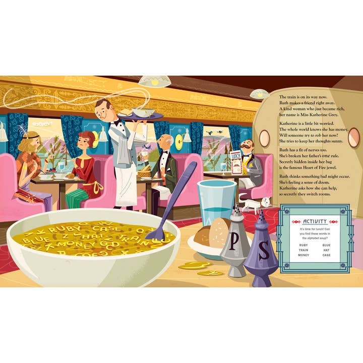 Gibbs Smith - Wholesale Early Reader Book (6-8) - Mystery of the Blue Train4