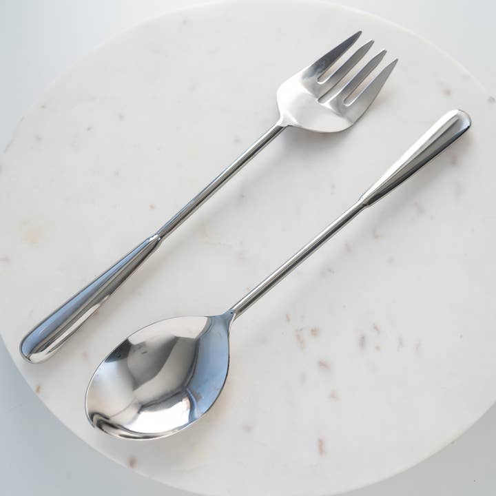 Teardrop Handle Servers, Set of 2 for wholesale by India Handicrafts Inc