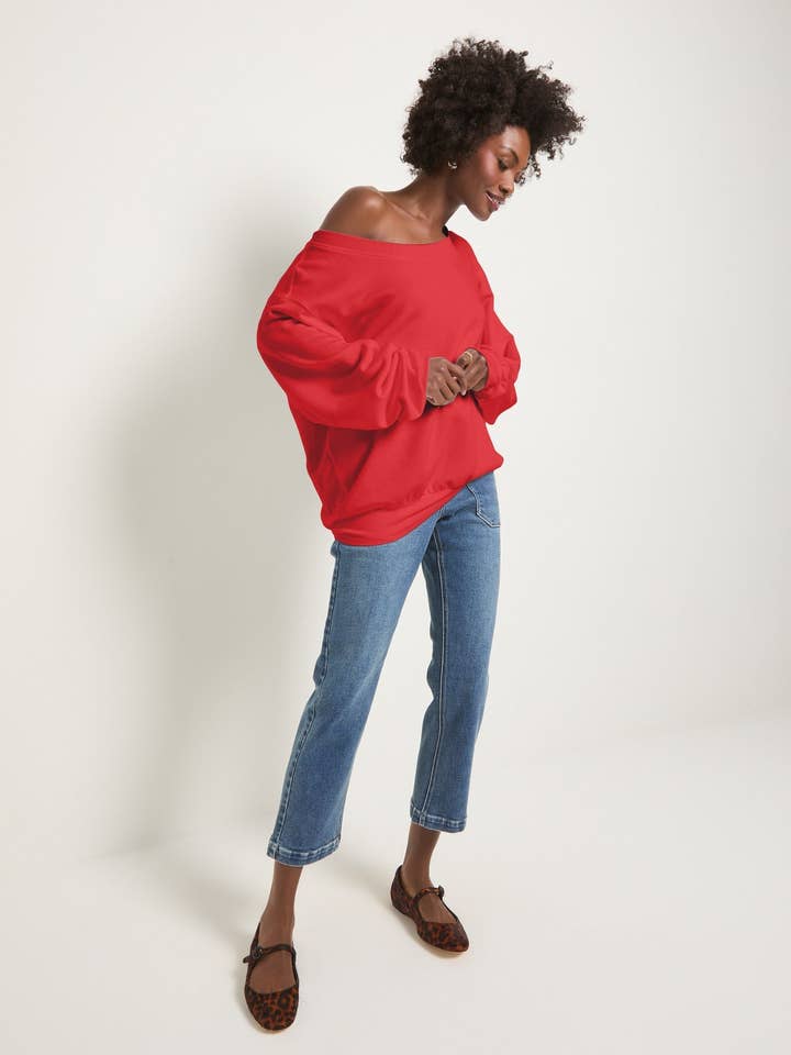 Seventy Eight and Sunny (SEAS) - Wholesale Sweatshirt - Women's - Brooksville One Shoulder Sweatshirt36