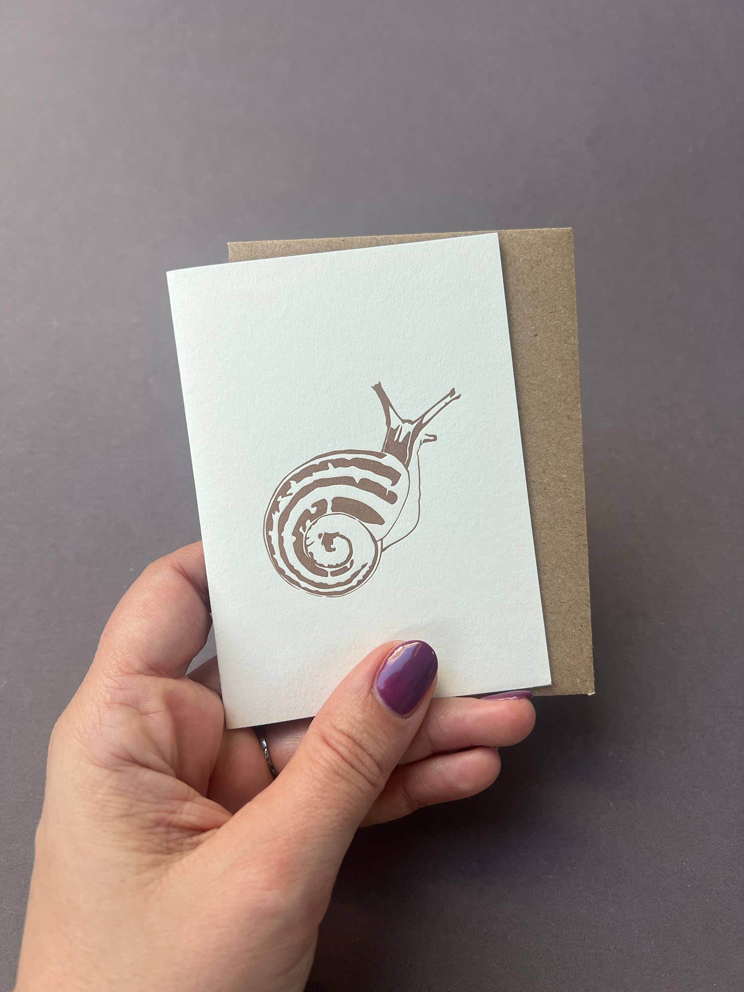 Penguin Ink – wholesale Everyday greeting card – Snail Card