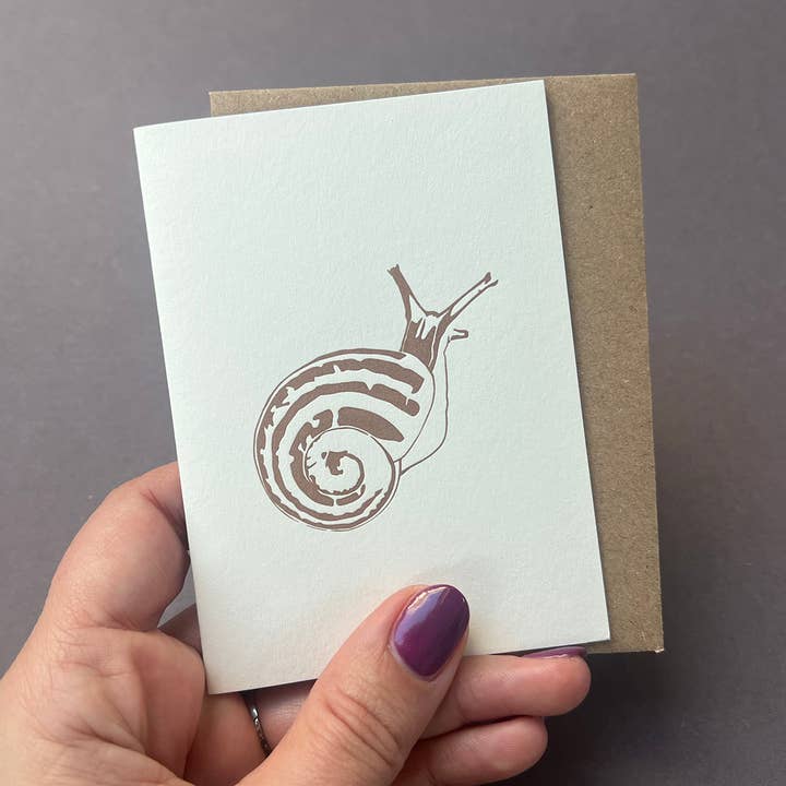 Penguin Ink – wholesale Everyday greeting card – Snail Card0