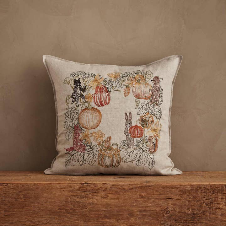 Pumpa Patch Kudde för wholesale av Coral & Tusk