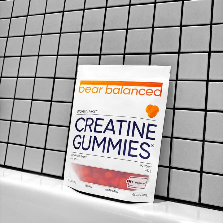 Bear Balanced – Großhandel Nahrungsergänzungsmittel/Vitamin zum Einnehmen – Die weltweit ersten Creatine Gummies® — Hergestellt mit Creapure®1