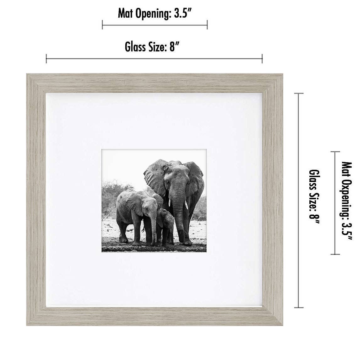 Americanflat - Wholesale Picture Frame - Americanflat Picture Frame with Mat Standard Molding19