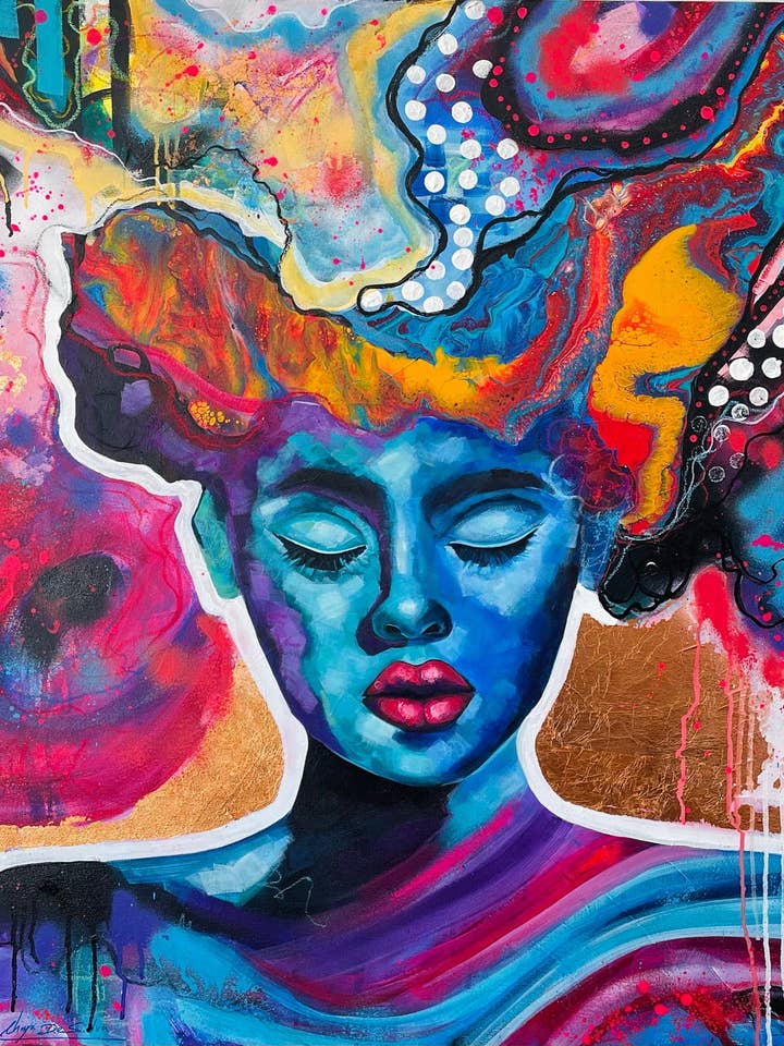 Reproduction d'art « Memory Lane » pour la vente par Chaya De Silva Art