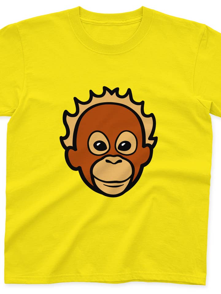 Orang-Utan-T-Shirt für Kinder für den Großhandel von Clumsy Hooves