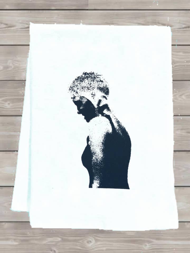 Miss Ida Tea Towel for wholesale by Monique Perry Art