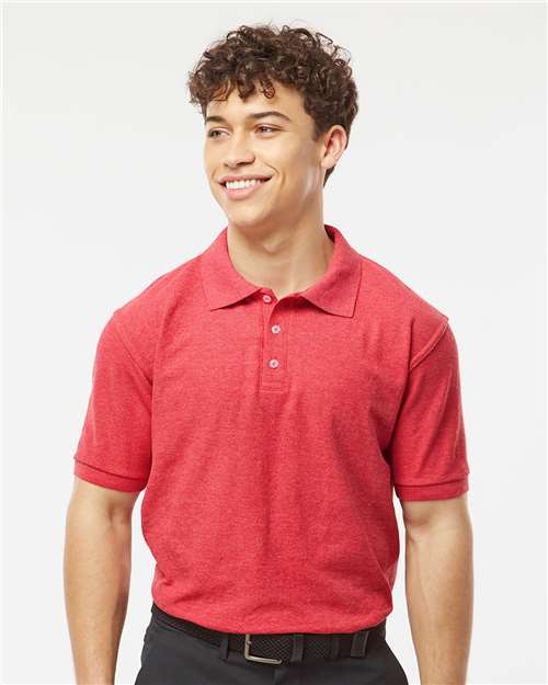 Total Apparel - Wholesale Polo - Men's - Tultex Men's 50/50 Sport Pique Polo | 50/50 Deco Ready | 4005