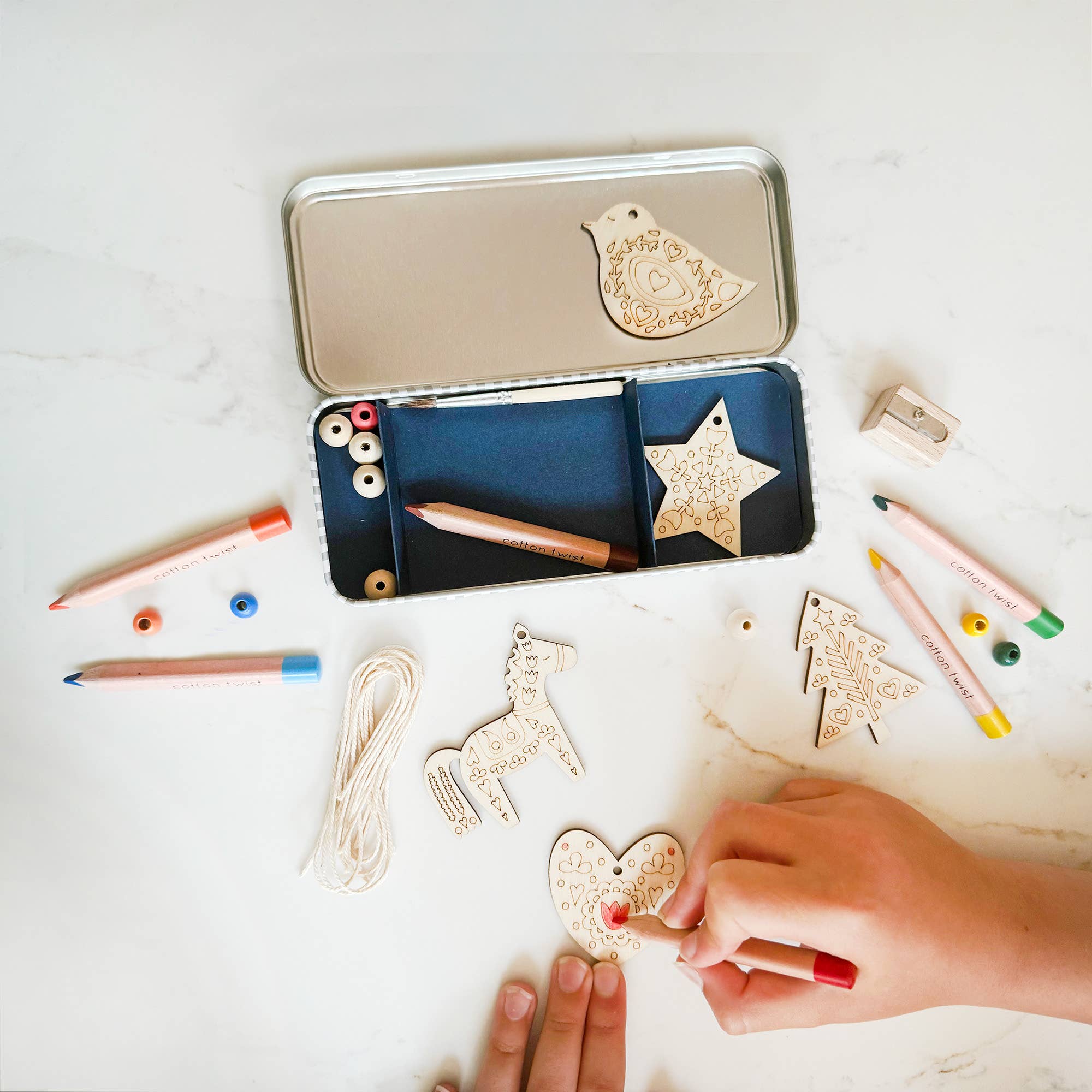 Cotton Twist (USA DUTIES PAID) - Vente Kit de bricolage – enfant - Kit de décoration d'art populaire4