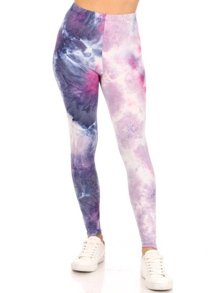 MOA COLLECTION - Wholesale Fashion Leggings - Women's - Solid and Tie Dye Casual Legging Pants14