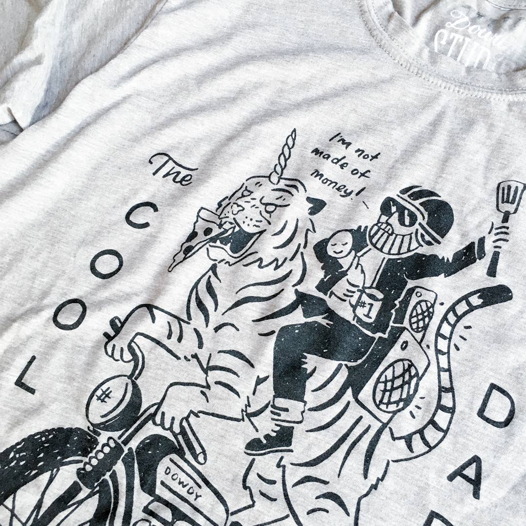 Dowdy Studio - Vente T-shirt sérigraphié – unisexe - Cool Dads Club - T-shirt unisexe2