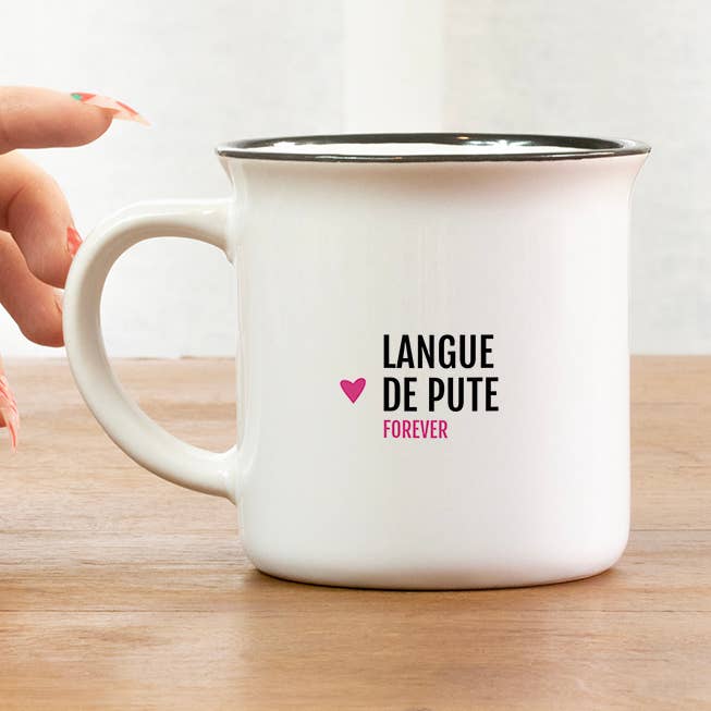 Tazza con lingua da prostituta per la vendita all'ingrosso da parte di Bibiche fait son Cirque